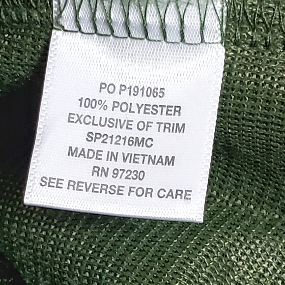 Plush Faux Fur Pullover Top Green New with Tags - Picture 6 of 6